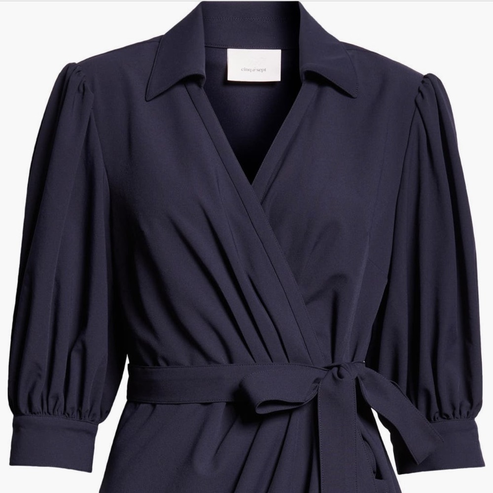 Cinq à Sept Navy Mini Dress - Picture 6 of 6